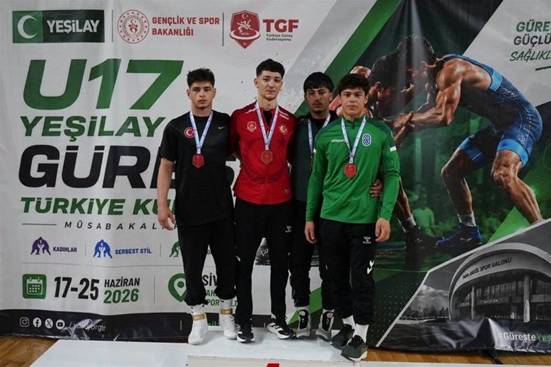 U17 Grekoromen Türkiye Şampiyonası’nda Kayseri’ye Altın Madalya 🥇